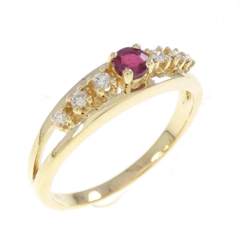 Nhẫn Ruby 18KTYG 666867