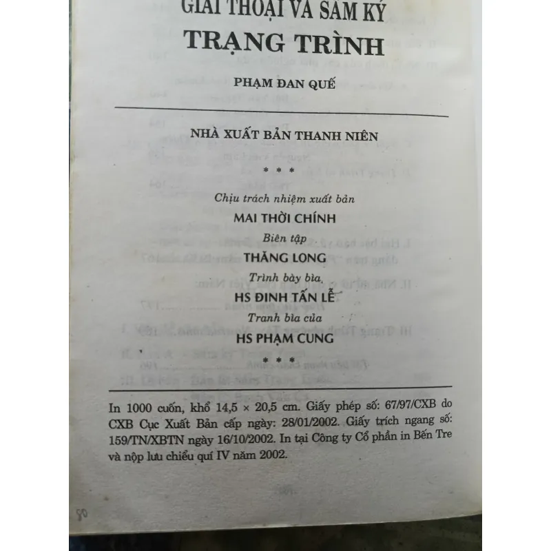 Giai thoại và sấm ký Trạng Trình - Phạm Đan Quế 932107