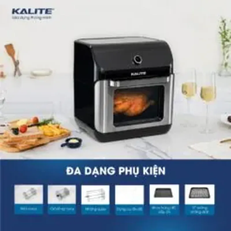 Nồi chiên không dầu KALITE KL-1200 12L, dung tích lớn, mới 100%, tiện lợi, chất lượng 699004