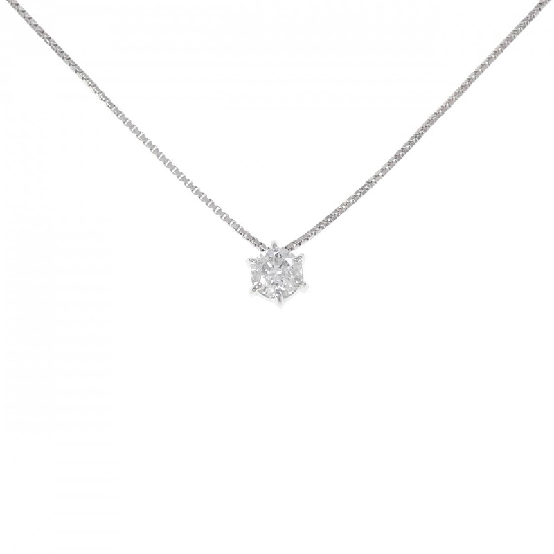 Dây chuyền kim cương Solitaire PT900/PT850 0.41CT - Hàng hiệu Chính hãng 860397