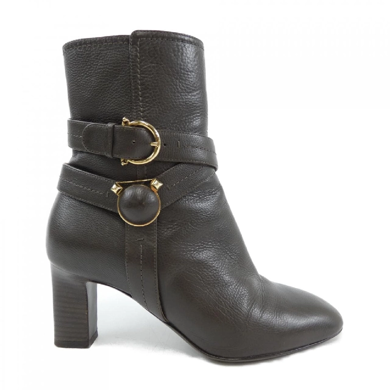 【Mã giảm giá】Salvatore Ferragamo SALVATORE FERRAGAMO Giày boot 664466