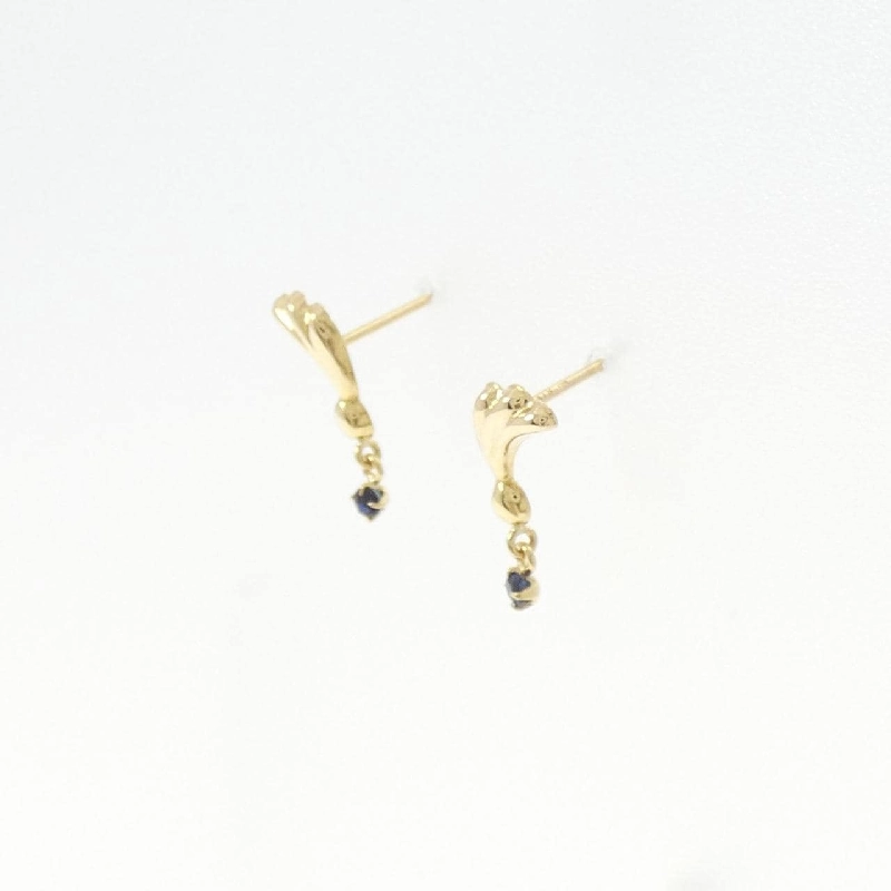 K18YG Bông tai Sapphire - Hàng hiệu Chính hãng 873373