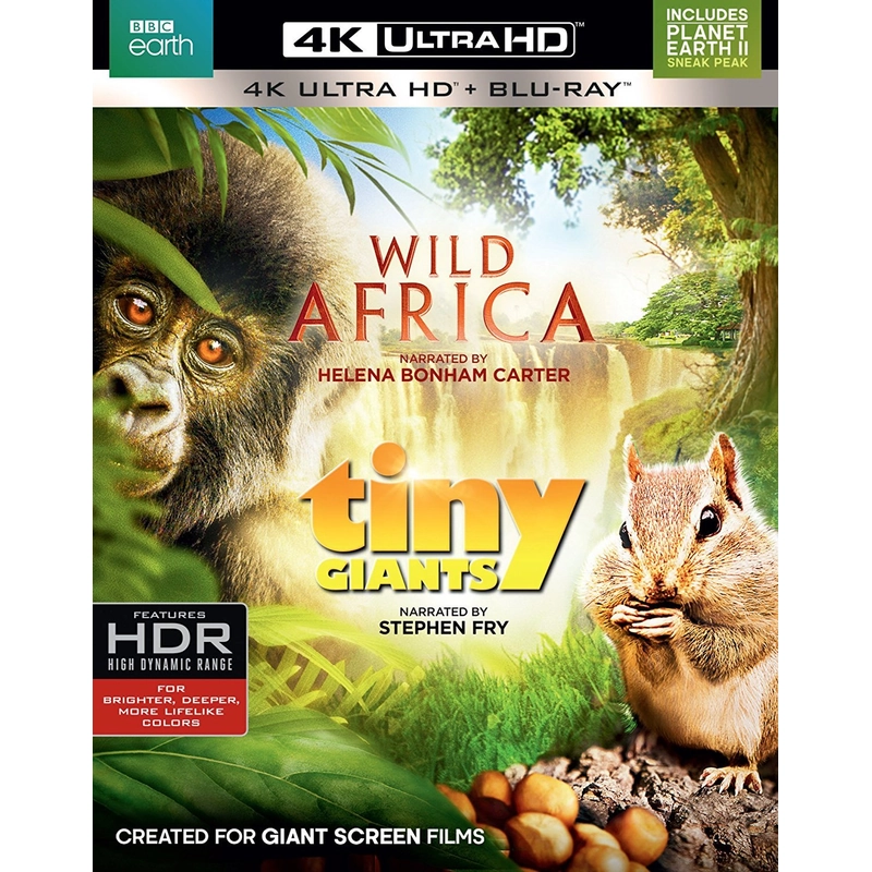 Đĩa BluRay phim tài liệu BBC Wild Africa & Tiny Giants 2014 4K UltraHD 2160p 505586