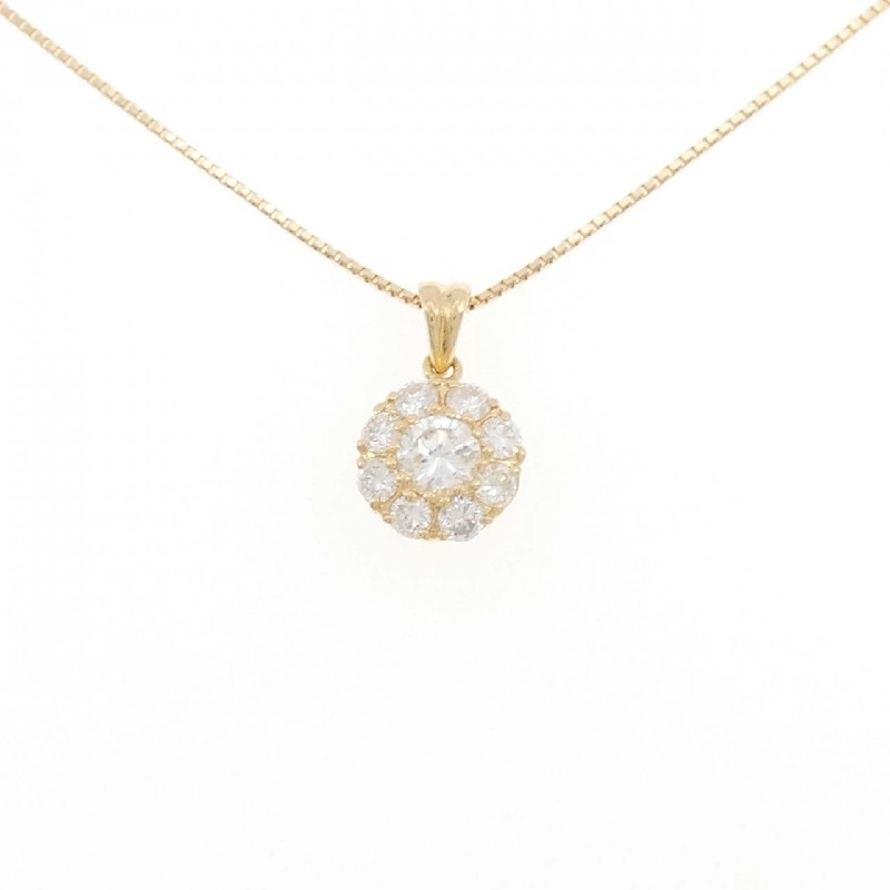 Dây chuyền kim cương K18YG 0.77CT - Hàng hiệu Chính hãng 861865