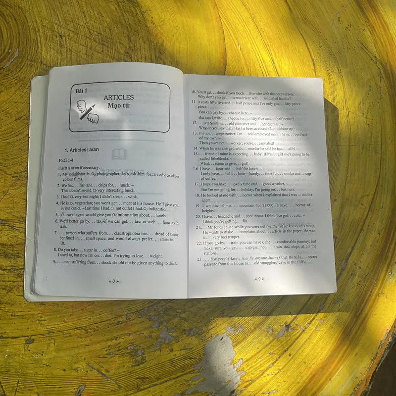 BÀI TẬP NGỮ PHÁP TIẾNG ANH NÂNG CAO- THOMPSON & MARTINET 695050