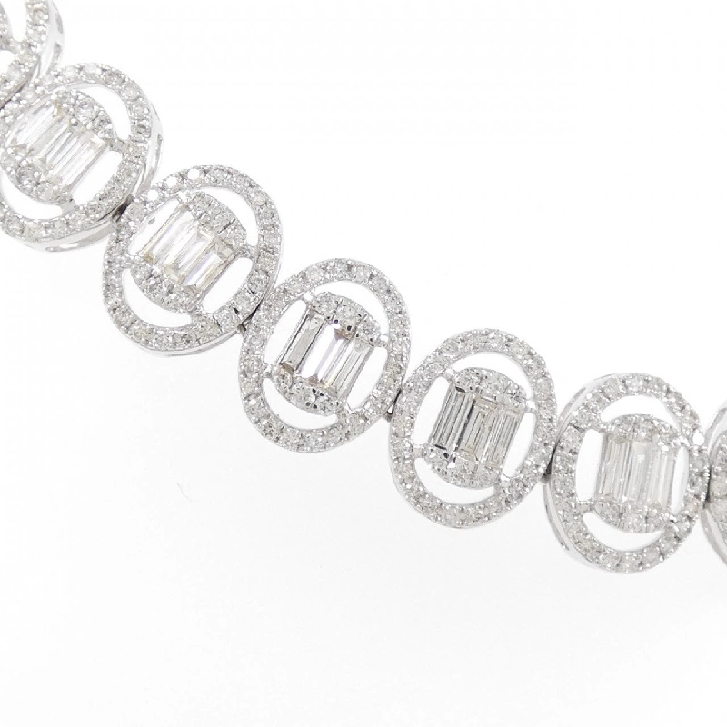 K18WG Dây chuyền kim cương 3.59CT - Hàng hiệu Chính hãng 865280