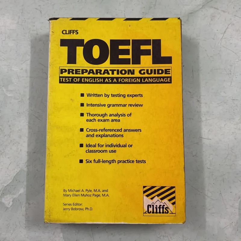Cliffs TOEFL preparation guide 674388