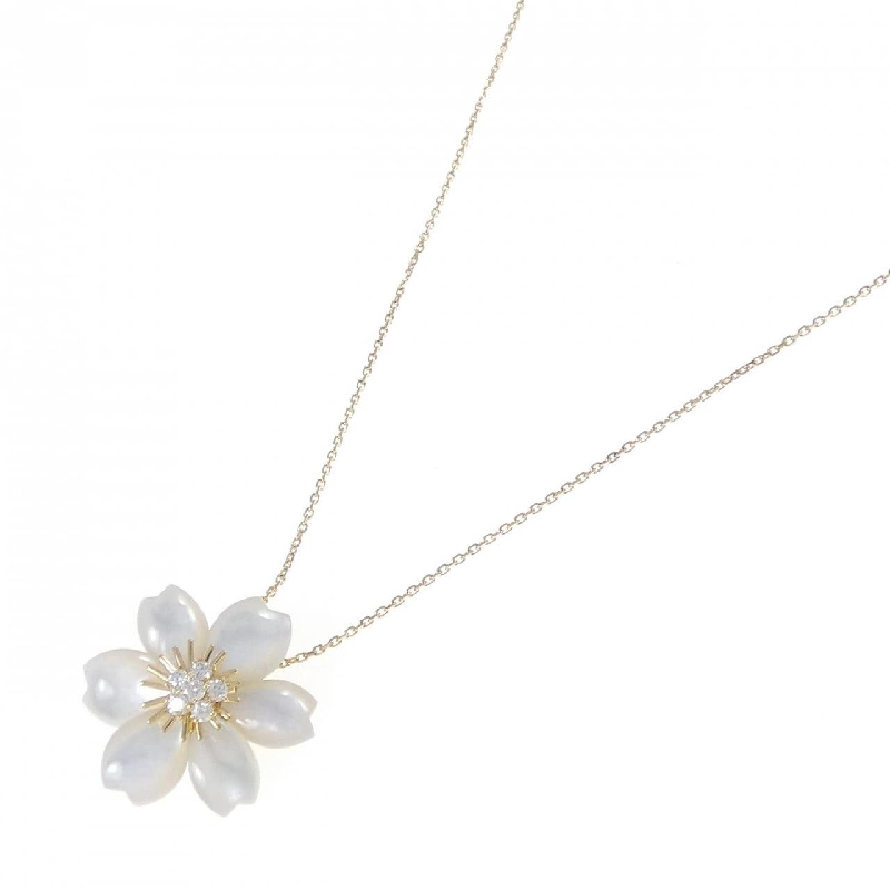 Vòng cổ nhỏ Van Cleef & Arpels Rose de Noël - Hàng hiệu Authentic 841195