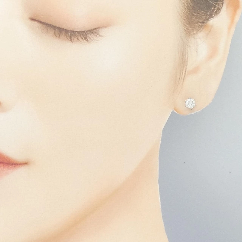 PT900/ST Bông tai kim cương 0.422CT 0.426CT E-F VS1-2 EXT H&C - Hàng hiệu Chính hãng 871674