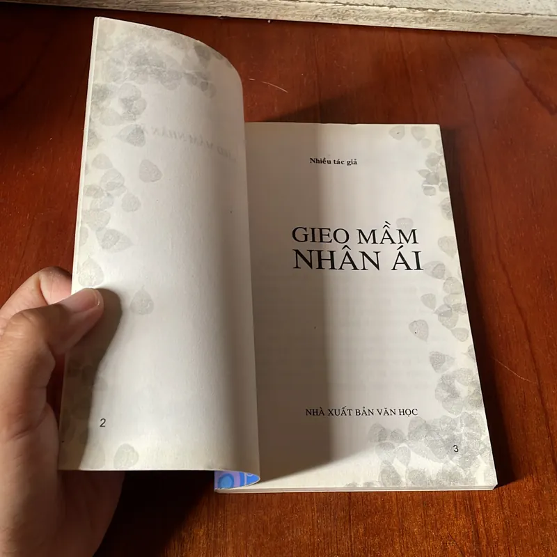 II Tựa sách: Gieo Mầm Nhân Ái - Nhiều Tác Giả - 2008 575130