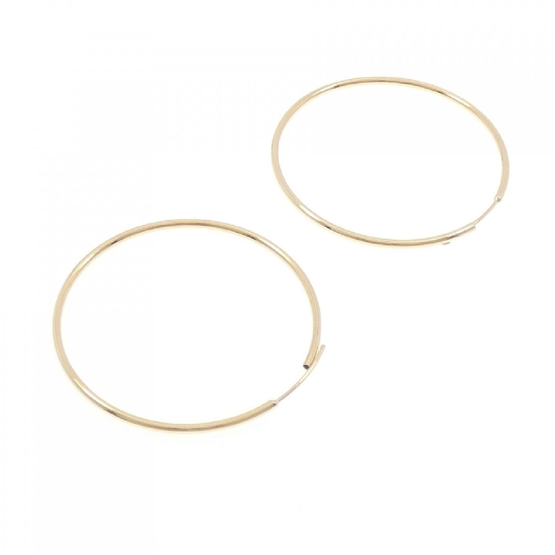 Bông tai hoop K18YG Star Jewelry 666038