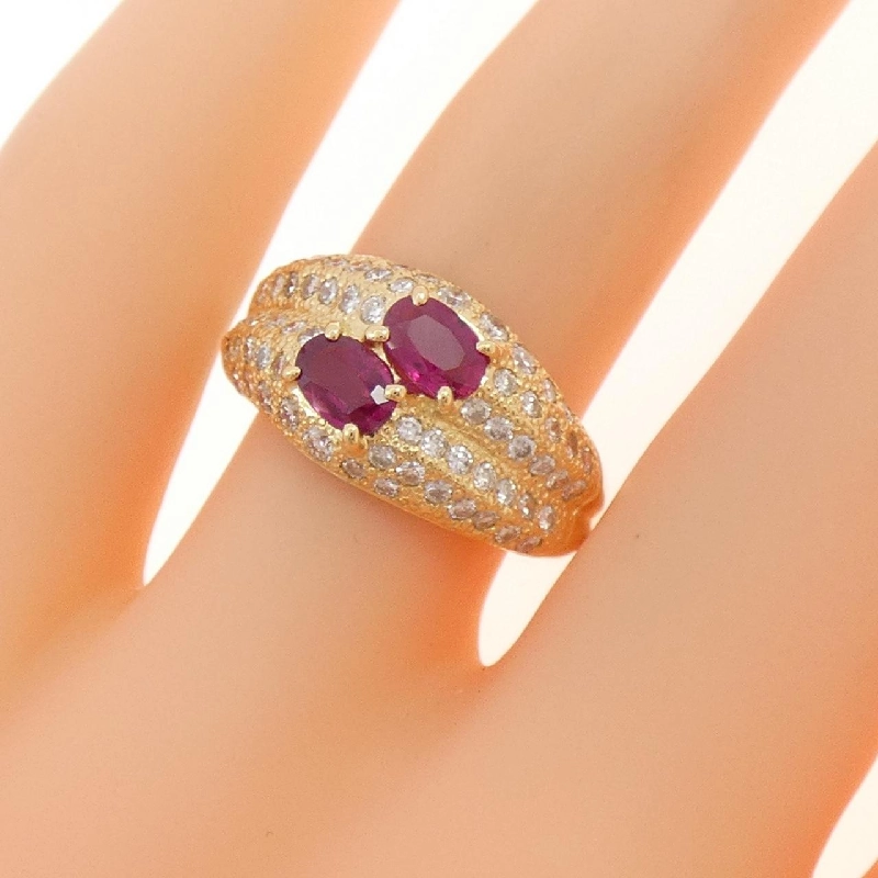 Nhẫn Ruby K18YG 0.78CT - Hàng hiệu Chính hãng 855084