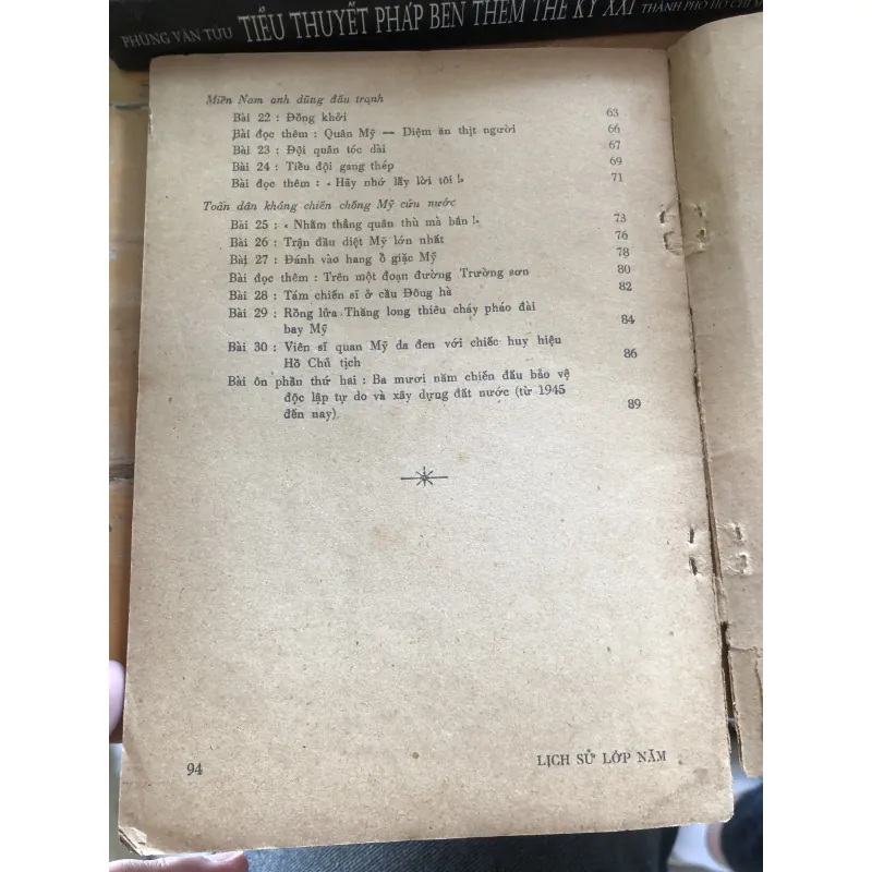 Lịch sử lớp 5 phổ thông 1024321