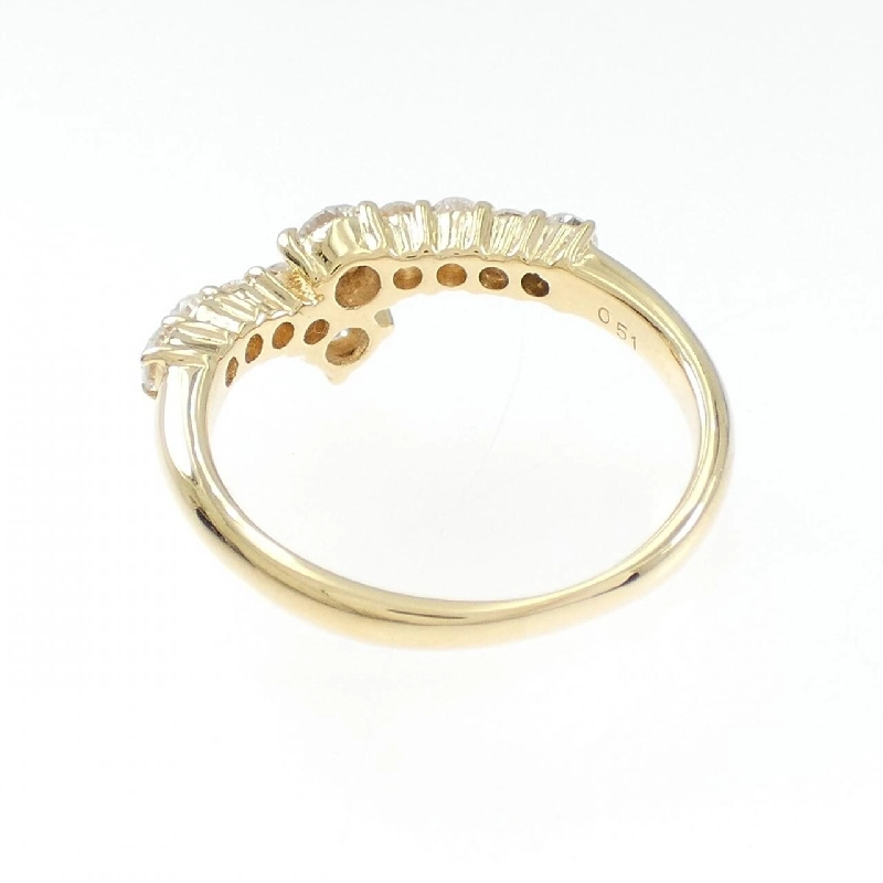 Nhẫn kim cương K18YG 0.51CT 669725