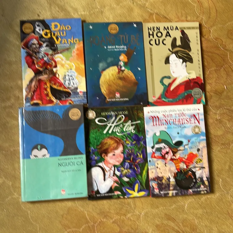 NGƯỜI CÁ,ĐẢO GIẤU VÀNG,HOÀNG TỬ BÉ,HUỆ TÍM,HẸN MÙA HOA CÚC, NAM TƯỚC MUNCHAUSEN 751839