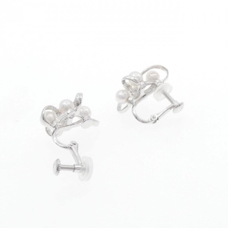 K18WG/K14WG Bông tai ngọc trai Akoya - Hàng hiệu Authentic 873457