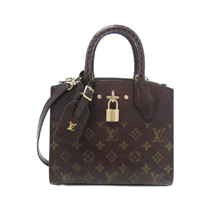 Túi xách Louis Vuitton Monogram + Da kỳ thú City Steamer MINI - Hàng hiệu Chính hãng 770230