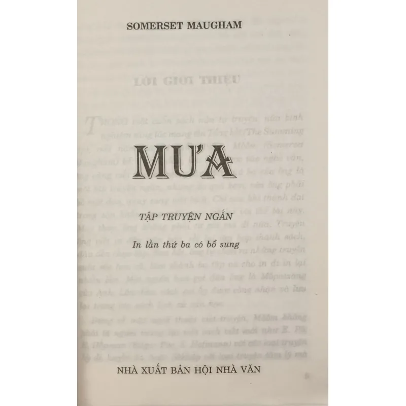 Tuyển tập truyện ngắn Mauhgam 791063