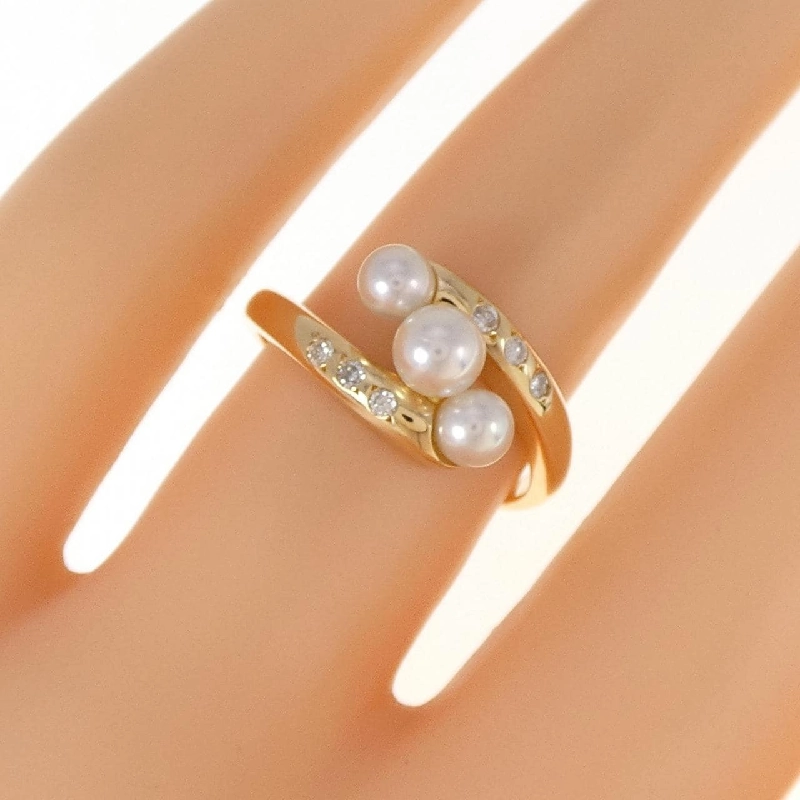 Nhẫn ngọc trai Akoya K18YG 671886