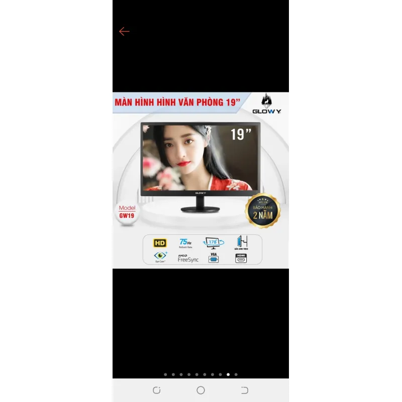 Màn hình máy 19 inch Glowy 747427