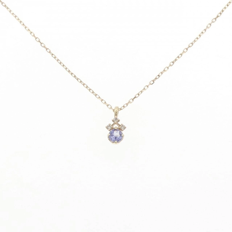 K10YG Tanzanite Necklace - Hàng hiệu Authentic 858360