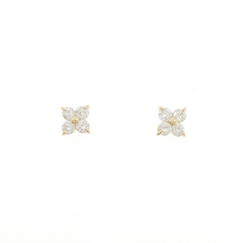 K18YG Bông tai hoa kim cương 0.30CT - Hàng hiệu Chính hãng 867777