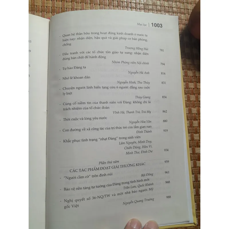 CÁC TÁC PHẨM ĐOẠT GIẢI BÚA LIỀM VÀNG  752461