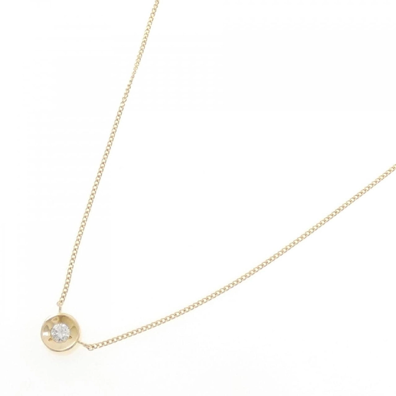 K18YG Dây chuyền kim cương 0.10CT - Hàng hiệu Authentic 856459