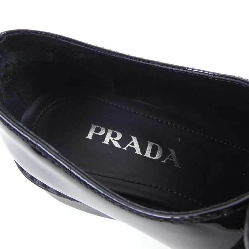Giày lười Prada PRADA màu chocolate với logo tam giác 1D246M 659319