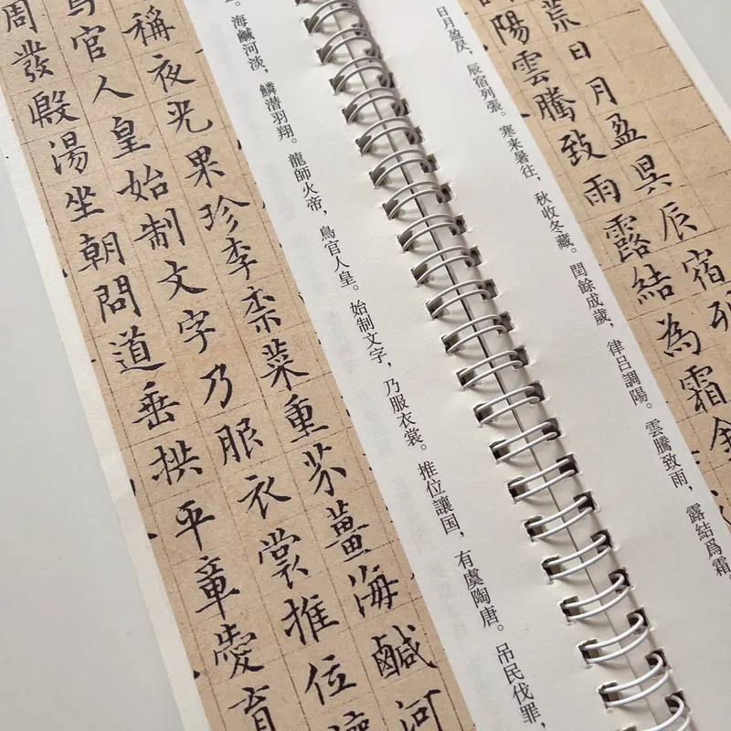 (2hand) Tiếng Trung- Bảng chữ Hán mẫu bút mềm  740352