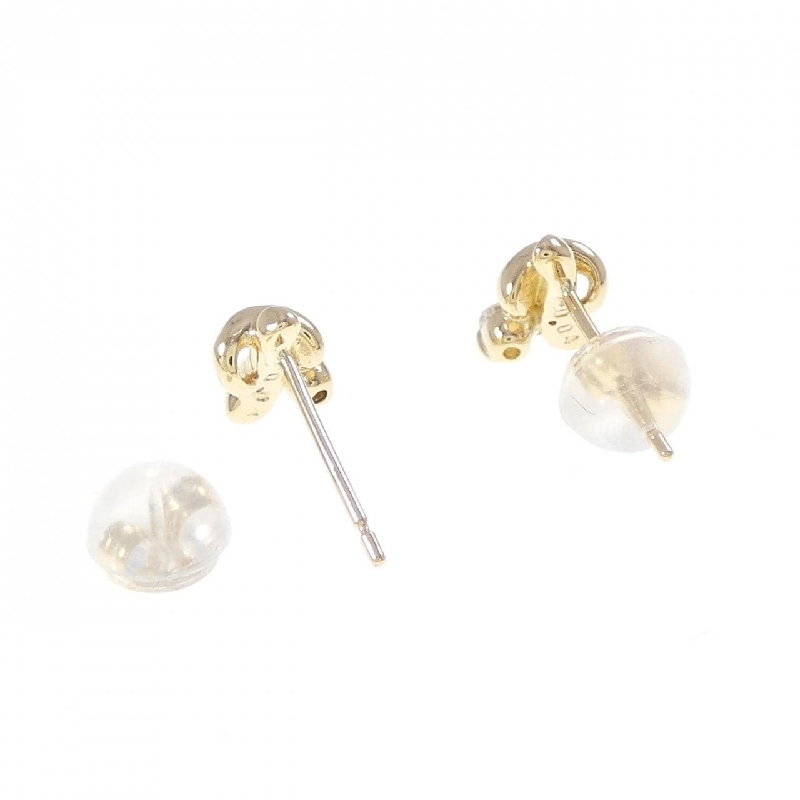 K18YG Bông tai kim cương 0.08CT - Hàng hiệu Chính hãng 865576