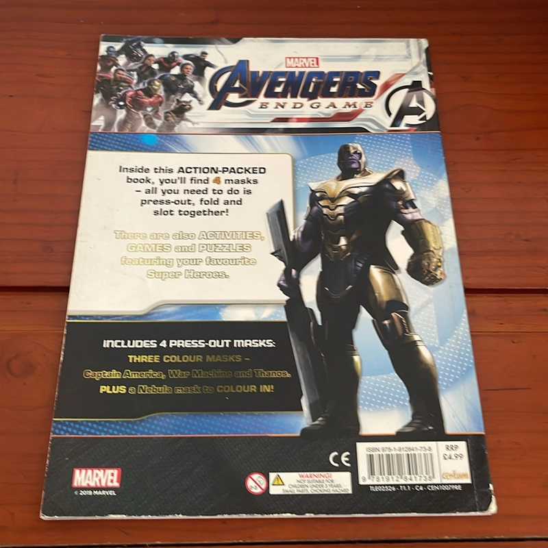 PICTURE BOOK Avengers endgame Mask & puzzle book 534287