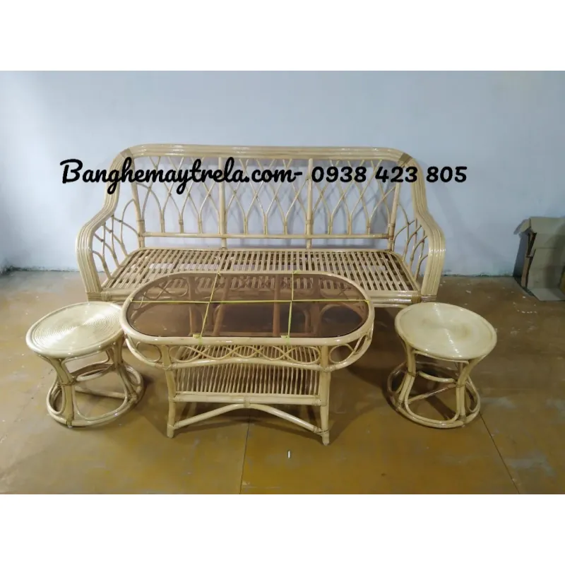 Bàn ghế mây nhỏ gọn phòng khách 757749