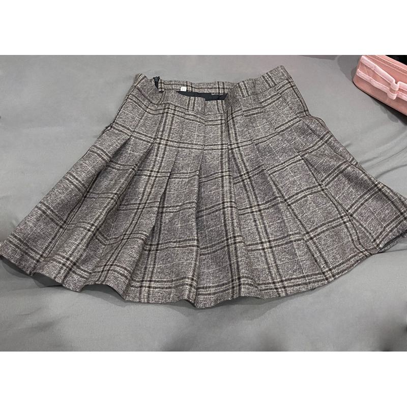 Váy tennis len size M, màu xám nâu , ảnh thật 472352