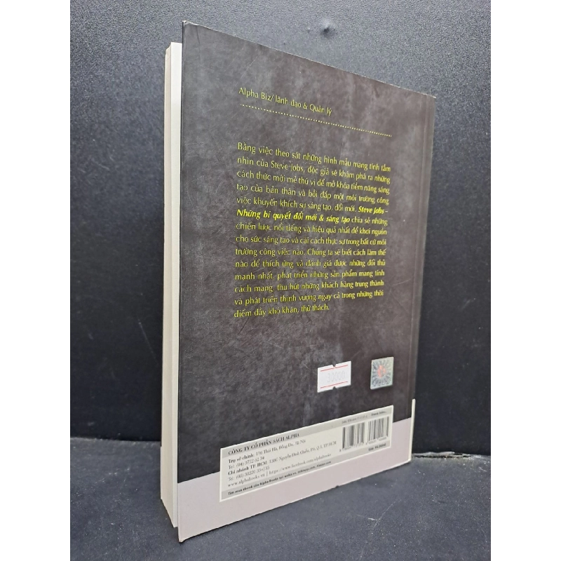 Steve Jobs những bí quyết đổi mới và sáng tạo mới 90% 2017 HCM0107 Carmine Gallo KỸ NĂNG 916275