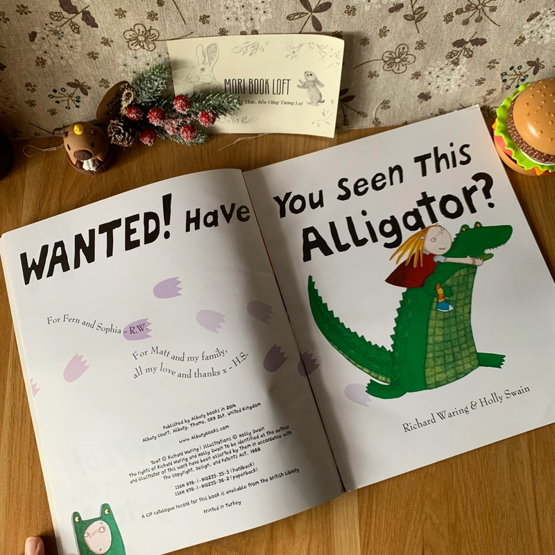 Sách tranh Wanted! Have You Seen This Alligator, Used, Picture Book For Kids 444085