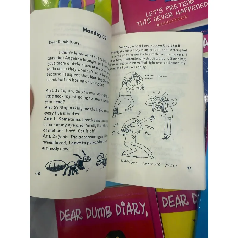 Sách tiếng anh - DEAR DUMB DIARY 12 CUỐN, Nhật Ký Ngốc xít 12 cuốn tặng audio 970771
