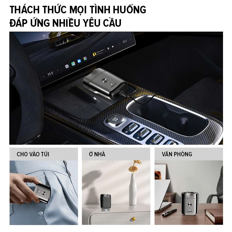 Máy cạo râu mini coclear CS007 thiết kế động cơ tốc độ cao, cạo khô và nước 547578