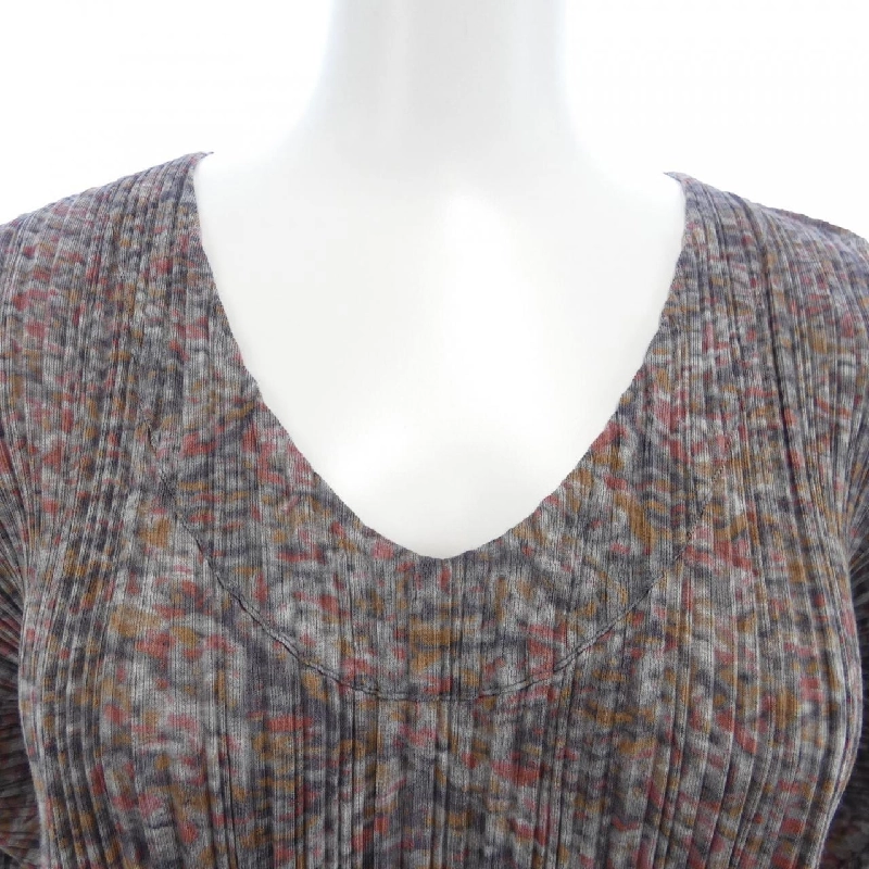 Pleats Please 2009 Áo đầm in họa tiết len chuyển giao PP93-JH463 7564082 - Hàng hiệu Chính hãng 815489