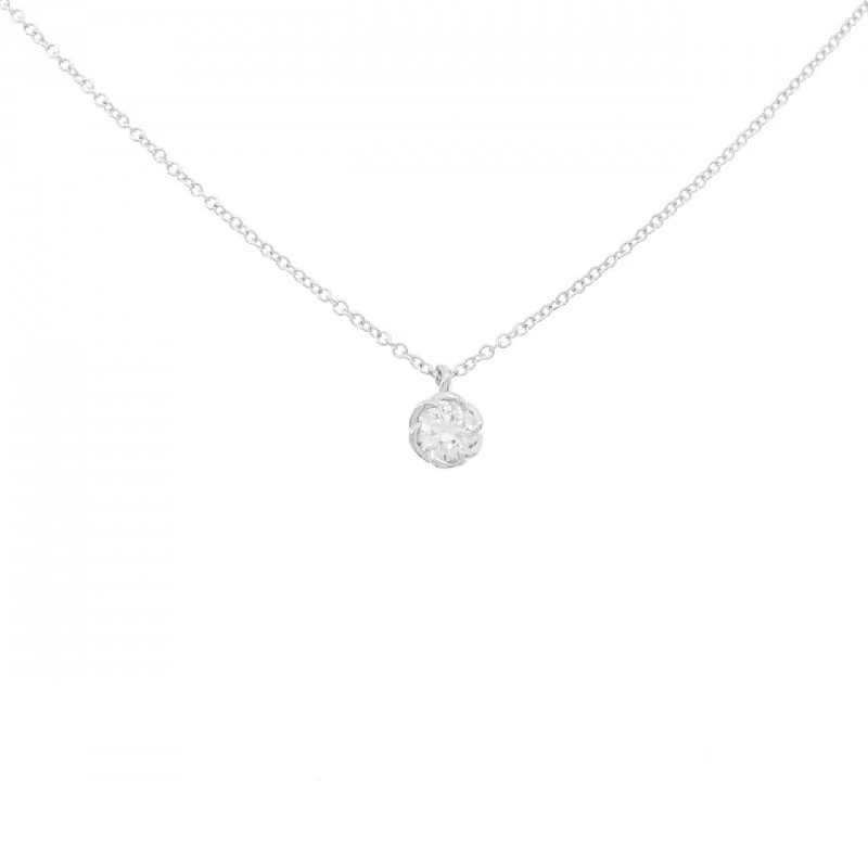 K18WG Solitaire Dây chuyền kim cương 0.255CT - Hàng hiệu Chính hãng 859427