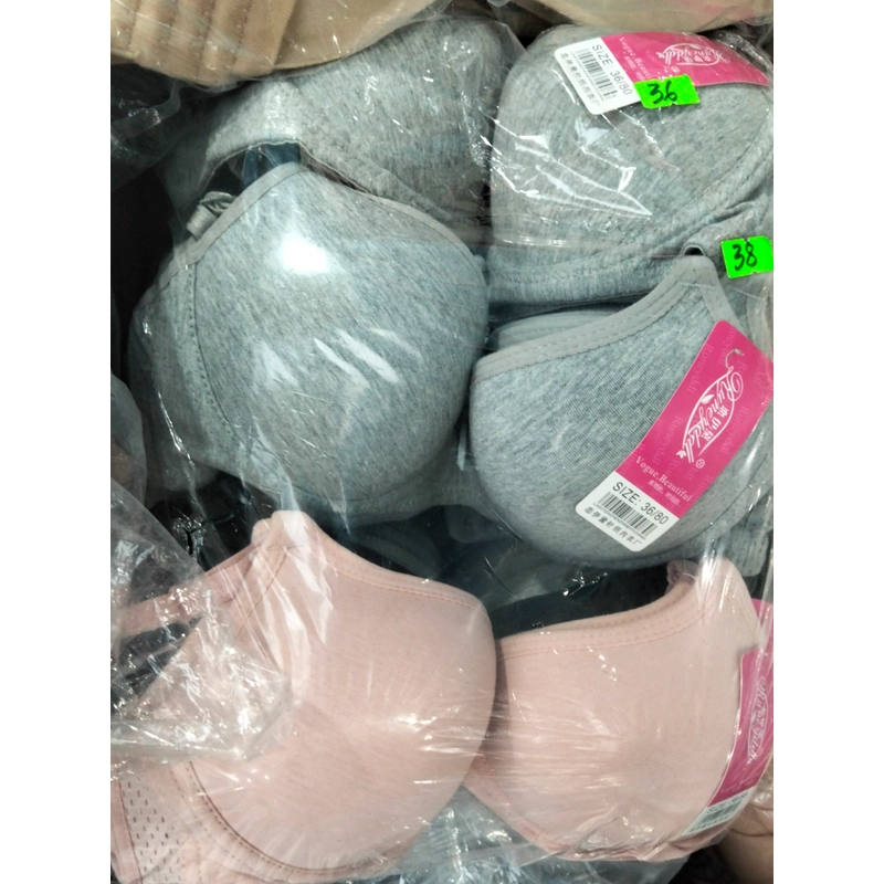 Áo lót cotton có gọng nâng đẩy thoáng khí thấm hút tốt  493004