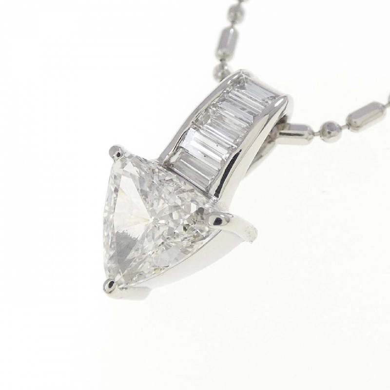 Dây chuyền kim cương PT900/PT850 0.741CT H SI1 cắt hình fancy - Hàng hiệu Authentic 874266