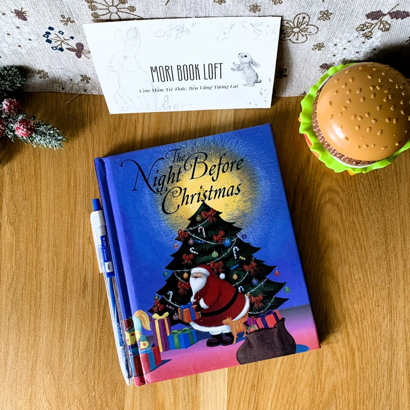 Sách tranh tiếng anh The Night Before Christmas, Used, Bìa cứng, Khổ Nhỏ 463590