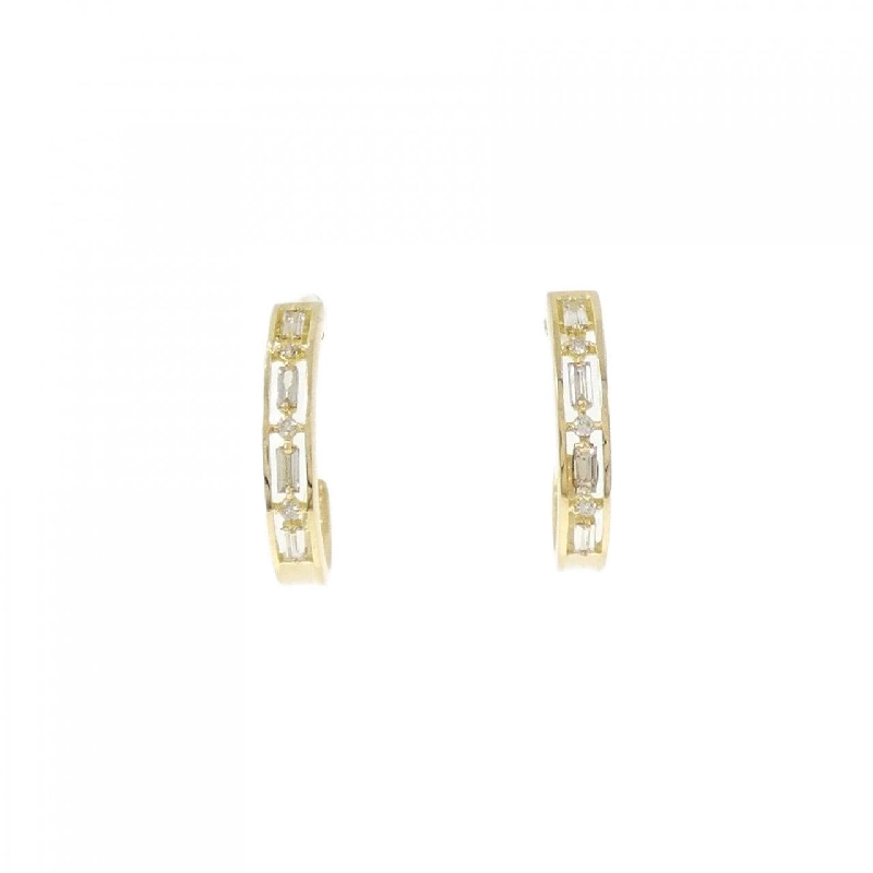 K18YG Bông tai Kim cương 0.16CT - Hàng hiệu Chính hãng 872068