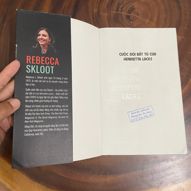 II Tựa sách: Cuộc Đời Bất Tử Của Henrietta Lacks - Rebecca Skloot - 2018 447227