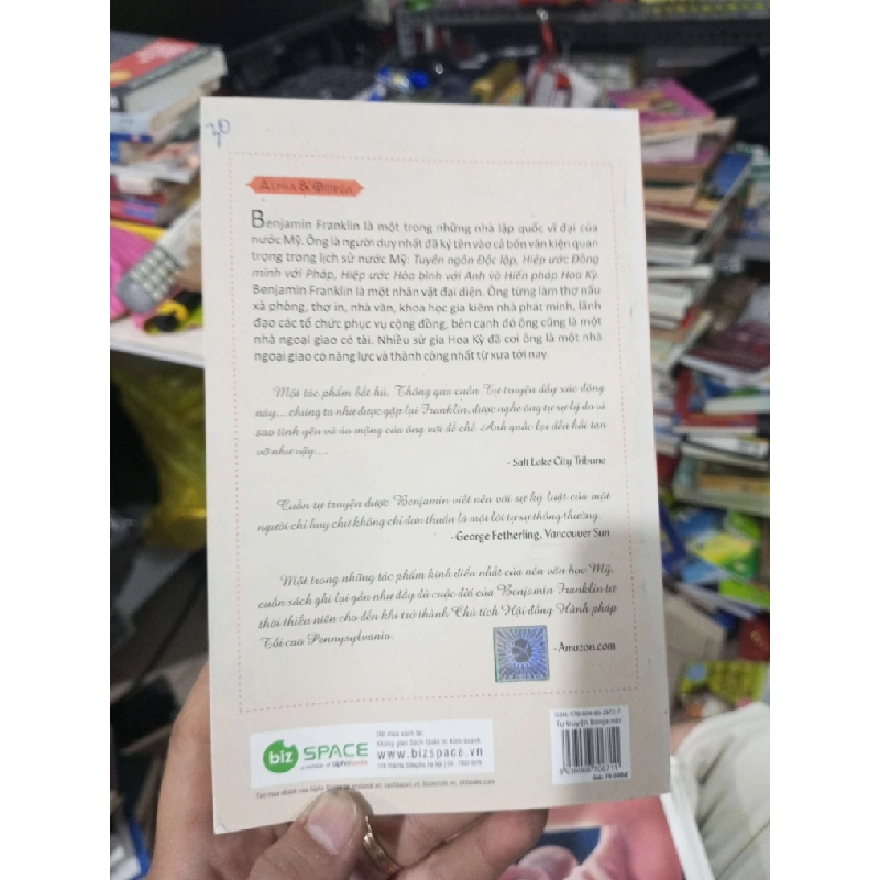 Tự Truyện Benjamin Franklin (Từ 1706 Đến 1757) - Benjamin Franklin 2020 mới 90% Sách văn học HCM1004 1007636