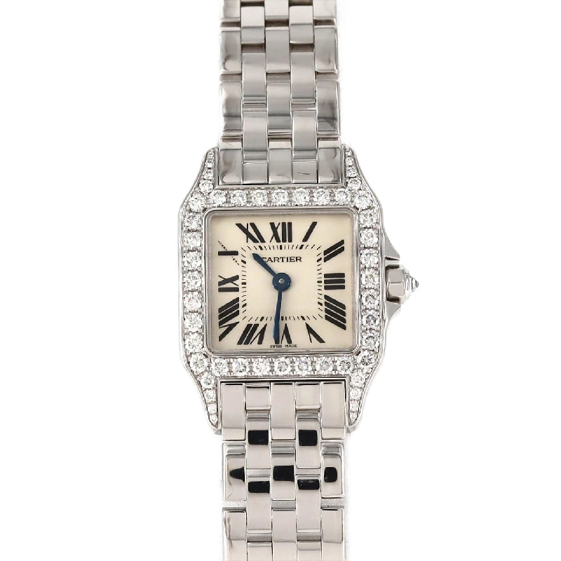 Cartier Santos de Mademoiselle SM WG/D WF9003Y8 WG Quartz - Hàng hiệu Authentic 881131