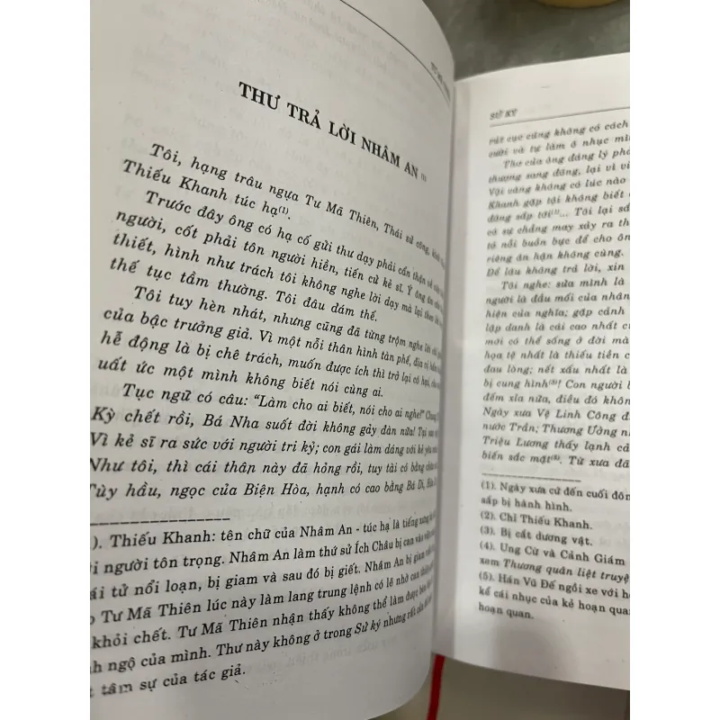 SỬ KÝ - TƯ MÃ THIÊN (PHAN NGỌC dịch) 1041708