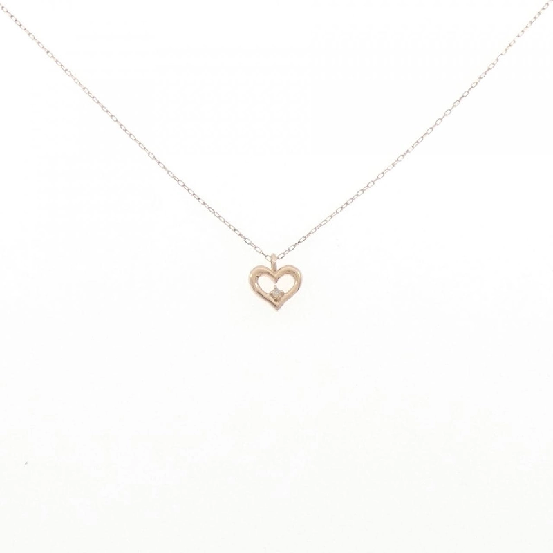 K10PG Dây chuyền kim cương hình trái tim 0.005CT - Hàng hiệu Chính hãng 855926