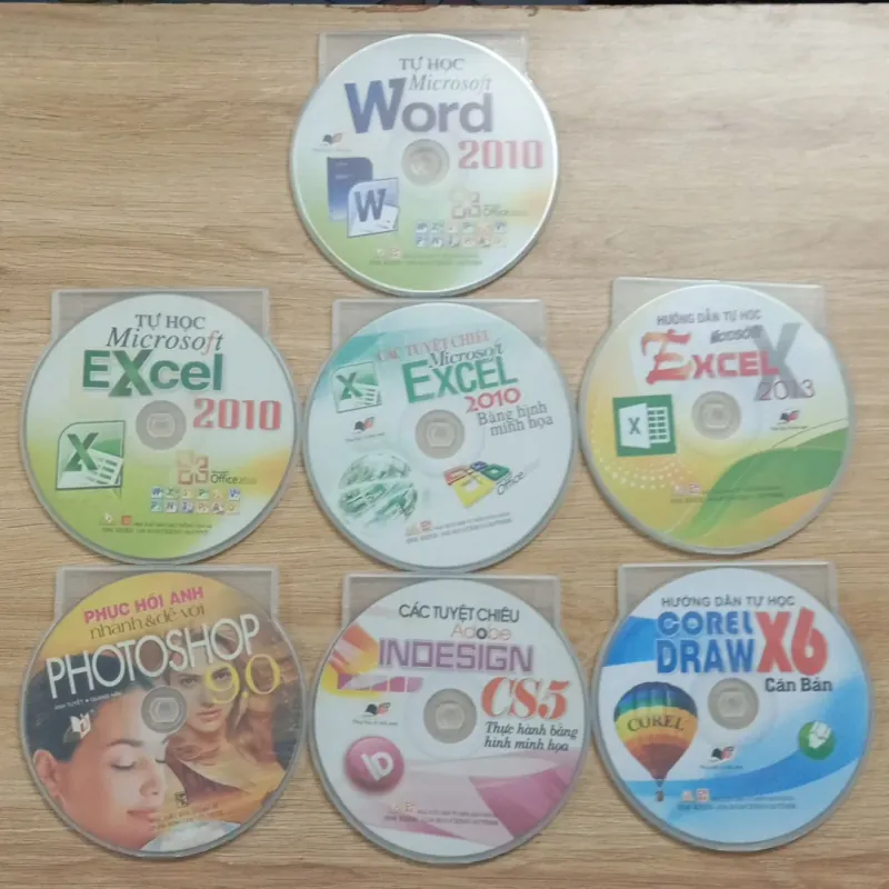 7 đĩa CD học tin học 970907